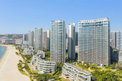 华润外墙平涂尽显海湾城市风貌